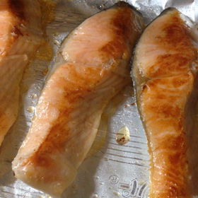 コストコの鮭の画像