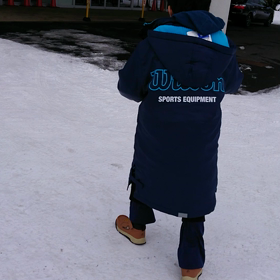 雪道歩行の画像