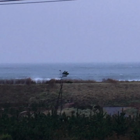 10月25日千葉北、東浪見の朝の波の画像