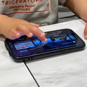 動画を操る孫、1歳7ヶ月にして、広告を飛ばすの画像