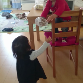 お手伝いの画像