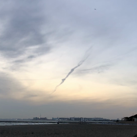 6.幕張の浜・空・飛行機／動画の画像