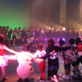 いつもの気合い入れの円陣☝️の画像