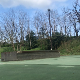 今朝のオイラの横乗りスケート SINYA師匠スクールその1の画像