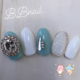 韓国ネイルの画像