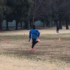 10色リレーバトンパス③の画像