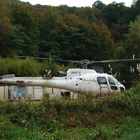 ヘリコプターは迫力だな～！の画像