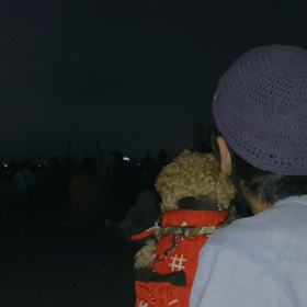 人生の初めての花火の画像