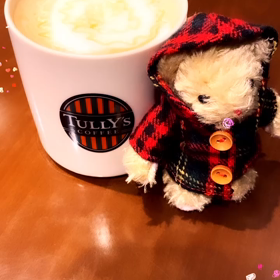 タリーズ♡ハニーミルクラテのデカフェでの画像