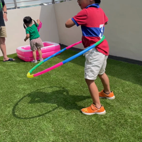 フラフープ名人の画像