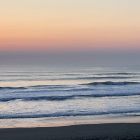 3月19日千葉北、東浪見の朝の波の画像