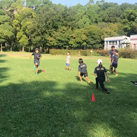 大股歩行①の画像