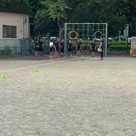 100m記録会(６年生 スタート付近)⑨の画像