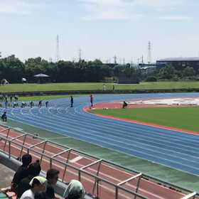 男子100ｍ予選①の画像