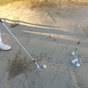 バンカーショ ットの打ち方は…の画像