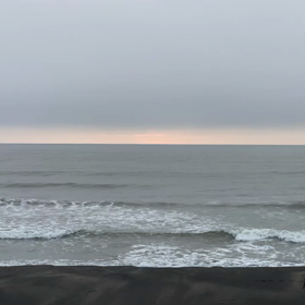 9月17日千葉北、東浪見の朝の波の画像
