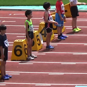 クラブ交流 ４年男子80m③の画像