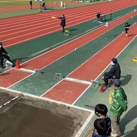 チャレンジカップ男子走り幅跳び⑨の画像