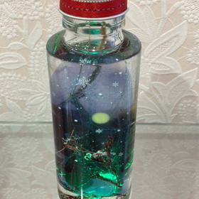 今月のクラフトはクリスマスの画像