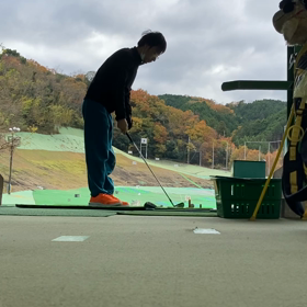 今日はドローボールを練習の画像