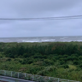 9月26日千葉北、東浪見の朝の波の画像