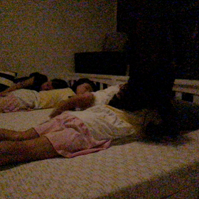 寝る前のうたくんの画像