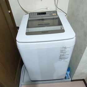 買換洗濯機到着の画像