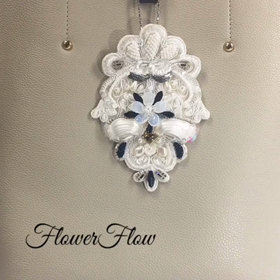 なんちゃってビーズ刺繍バッグ？！の画像