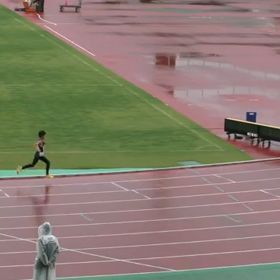 男子６年1000m２組目②の画像