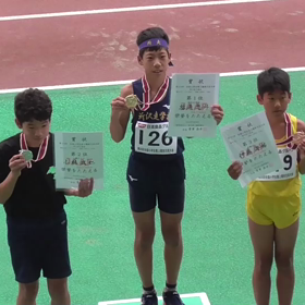 ６年男子100m 表彰式動画の画像