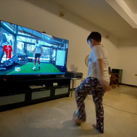 online training with rio ferdinandの画像