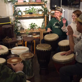 ジャンベワークショップと東京鮮烈session 3の画像