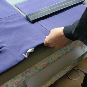 和服の仕上げの画像