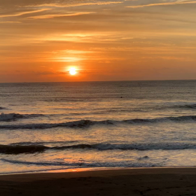 10月11日千葉北、東浪見の朝の波の画像