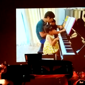 ピアノの発表会♡パパトア連弾の画像