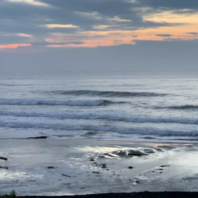 6月28日千葉北、東浪見の朝の波の画像