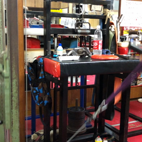 東口君得意の補強運動の画像