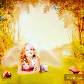 天使と少女　ー天界自然界からの癒しの画像