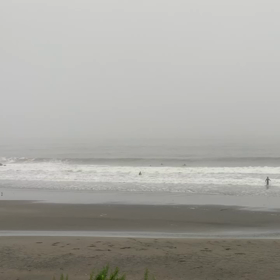 7月31日千葉北、東浪見の朝の波の画像