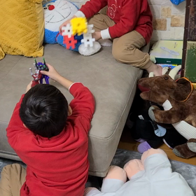 年子の遊び方❗の画像