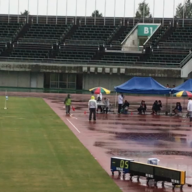 女子ジャベリックボール投げ④の画像