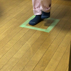 第124回BOR 目隠しその場足踏み♪ ②の画像