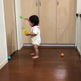 蒼真オニィはボール投げの画像