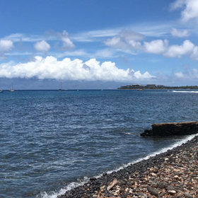 マウイ島ラハイナの昼下がりの画像