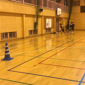 川越小 走り幅跳び練習(体育館)⑦の画像