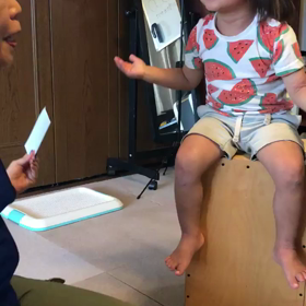 マヒナくん3歳初レッスンの画像