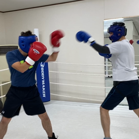 ガチスパーリング！京都産業大学ボクシング部元キャプテン！の画像