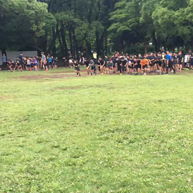 学年別インターバル(高学年)ゴール付近④の画像