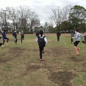 ６年生記録会 はじめの会・アップ②の画像