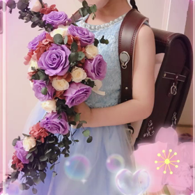 ドキドキの入学式の画像